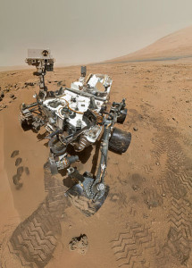 Selfie of a Mars rover